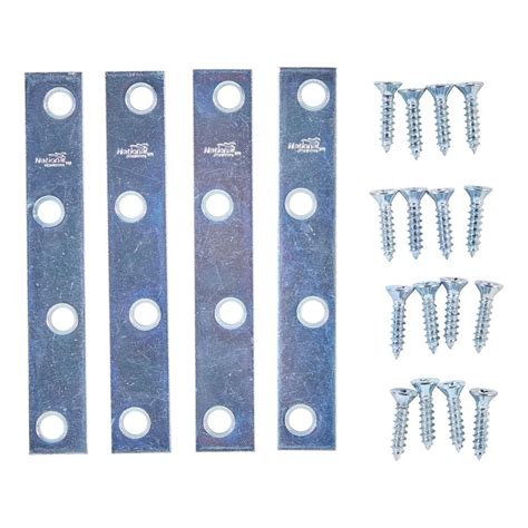 flat metal brackets lowes|flat metal brackets with holes.